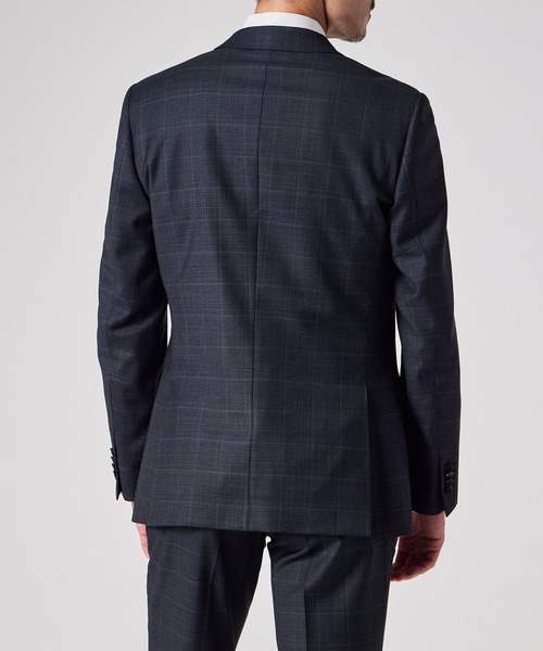 コントラストチェック 2ボタン スーツ / 253002 1439S（スーツセット