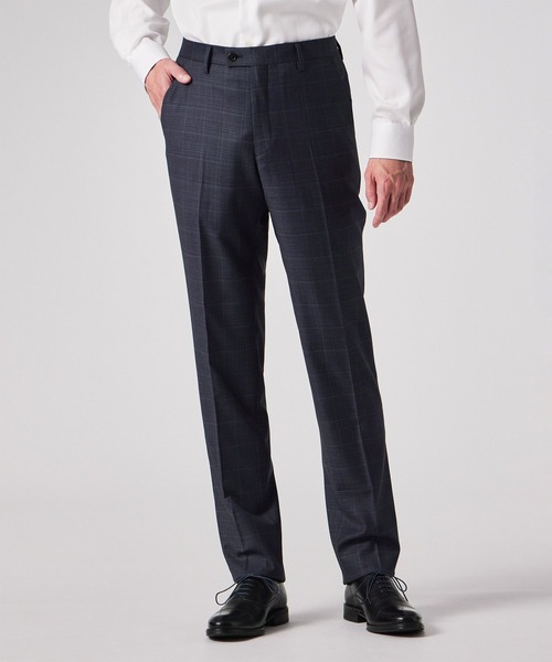 コントラストチェック 2ボタン スーツ / 253002 1439S（スーツセット