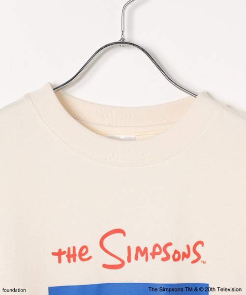 The Simpsons(ザ・シンプソンズ)の「【The Simpsons/BAYFLOW】ハーフスリーブスウェット(スウェット・レディース・チャコール/オフホワイト/ブルーグリーン・FREE)」の17枚目の写真
