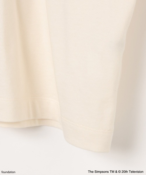 The Simpsons(ザ・シンプソンズ)の「【The Simpsons/BAYFLOW】ハーフスリーブスウェット(スウェット・レディース・チャコール/オフホワイト/ブルーグリーン・FREE)」の18枚目の写真