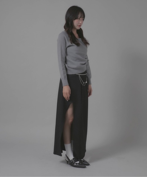 Chick(チック)の「Feminine Design Necklace / フェミニン デザインチェーンベルト(ベルト・レディース・シルバー系その他4/シルバー系その他3/シルバー系その他2/シルバー系その他・FREE)」の5枚目の写真