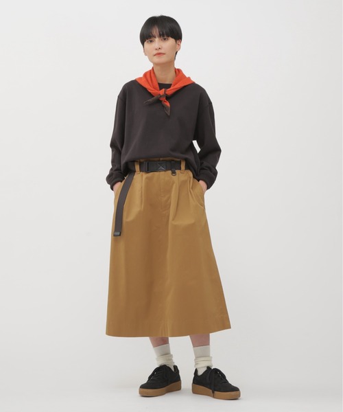 MHL.（エムエイチエル）の「MHL TIPPED SCOUT SCARF（ストール/ショール・レディース・グレー/グリーン/オレンジ/ナチュラル・FREE）」の13枚目の写真