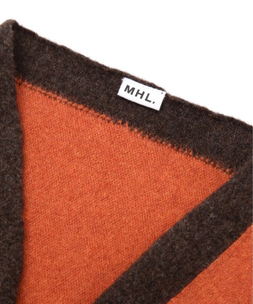 MHL.（エムエイチエル）の「MHL TIPPED SCOUT SCARF（ストール/ショール・レディース・グレー/グリーン/オレンジ/ナチュラル・FREE）」の18枚目の写真