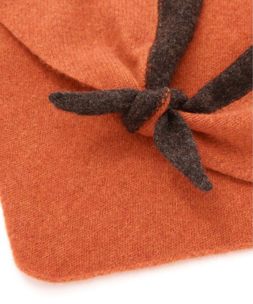 MHL.（エムエイチエル）の「MHL TIPPED SCOUT SCARF（ストール/ショール・レディース・グレー/グリーン/オレンジ/ナチュラル・FREE）」の19枚目の写真