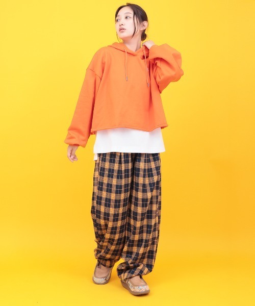 チチカカ（チチカカ）の「Orale! チェックコクーンパンツ（その他パンツ・レディース・レッド/イエロー/グリーン・FREE）」の5枚目の写真