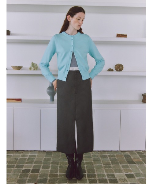 emmi（エミ）の「レイヤードIラインスカート（スカート・レディース・ブラウン/グレー・0/1）」の18枚目の写真