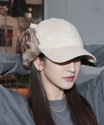 BEN DAVIS（ベンデイビス）の「《BEN DAVIS》EAR FRAP CAP/ファー フライトキャップ スウェード調（キャップ）」