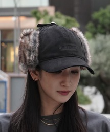BEN DAVIS（ベンデイビス）の「《BEN DAVIS》EAR FRAP CAP/ファー フライトキャップ スウェード調（キャップ）」