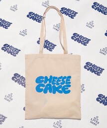 cafe THE SUN LIVES HERE × FREAK'S STORE/カフェ サンリブズヒア 別注 CHEESE CAKE TOTE BAG/ロゴトートバッグ【限定展開】