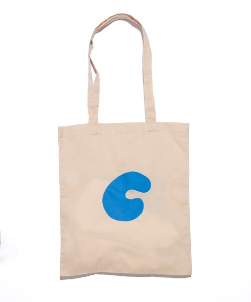 FREAK'S STORE(フリークスストア)の「cafe THE SUN LIVES HERE × FREAK'S STORE/カフェ サンリブズヒア 別注 CHEESE CAKE TOTE BAG/ロゴトートバッグ【限定展開】(トートバッグ・レディース・ブラウン/ネイビー/ナチュラル・ONE SIZE)」の7枚目の写真