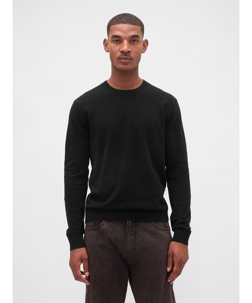 セール】CashSoft カシミヤタッチ クルーネックセーター（ニット