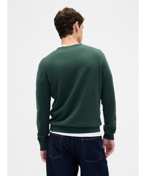 GAP(ギャップ)の「CashSoft カシミヤタッチ クルーネックセーター(ニット/セーター・メンズ・ブルー/カーキ/アイボリー/ブラック/ワイン/ネイビー/ブラウン/ピンク/グリーン/レッド/キャメル/ライトグレー・XS/S/M/L/XL)」の14枚目の写真