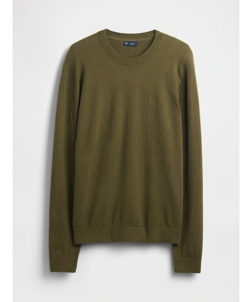 GAP（ギャップ）の「CashSoft カシミヤタッチ クルーネックセーター（ニット/セーター・メンズ・ブルー/カーキ/アイボリー/ブラック/ワイン/ネイビー/ブラウン/ピンク/グリーン/レッド/キャメル/ライトグレー・XS/S/M/L/XL）」の17枚目の写真
