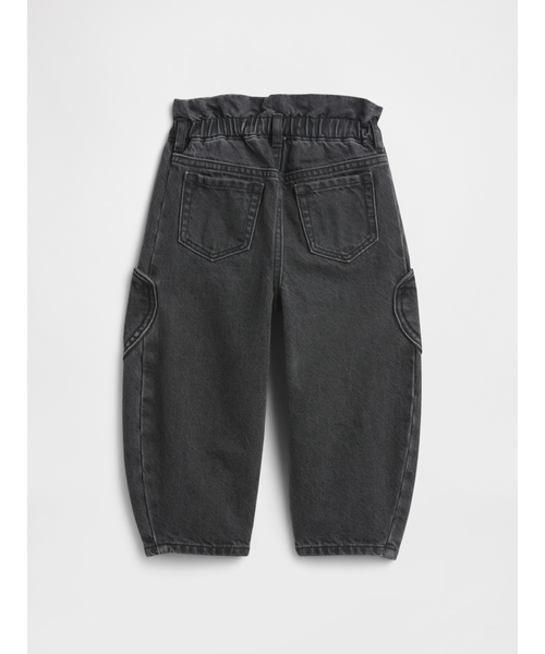 GAP（ギャップ）の「babyGap ペーパーバッグ ホースシューデニム（デニムパンツ・キッズ・ブラック・100cm/90cm/70cm/80ｃｍ/95cm/105cm/110cm）」の2枚目の写真