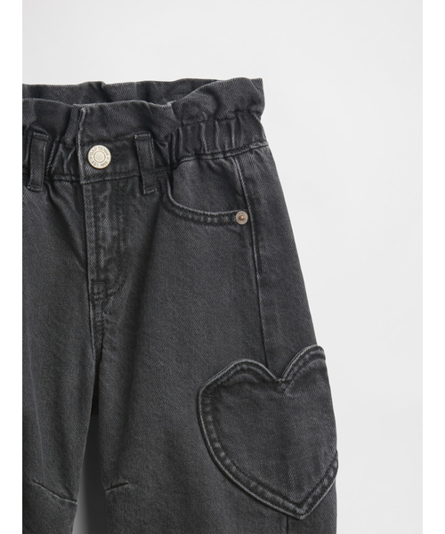 GAP（ギャップ）の「babyGap ペーパーバッグ ホースシューデニム（デニムパンツ・キッズ・ブラック・100cm/90cm/70cm/80ｃｍ/95cm/105cm/110cm）」の3枚目の写真