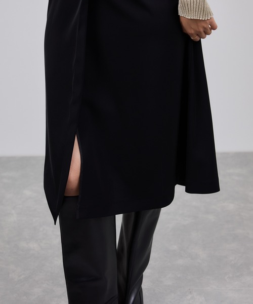 ROPE'（ロペ）の「トリアセテート ジャンパースカート/イージーケア（ワンピース・レディース・ブラック・36/38）」の8枚目の写真