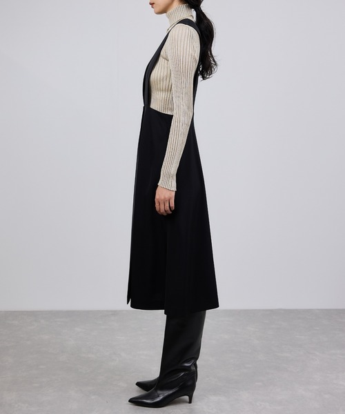 ROPE'（ロペ）の「トリアセテート ジャンパースカート/イージーケア（ワンピース・レディース・ブラック・36/38）」の16枚目の写真