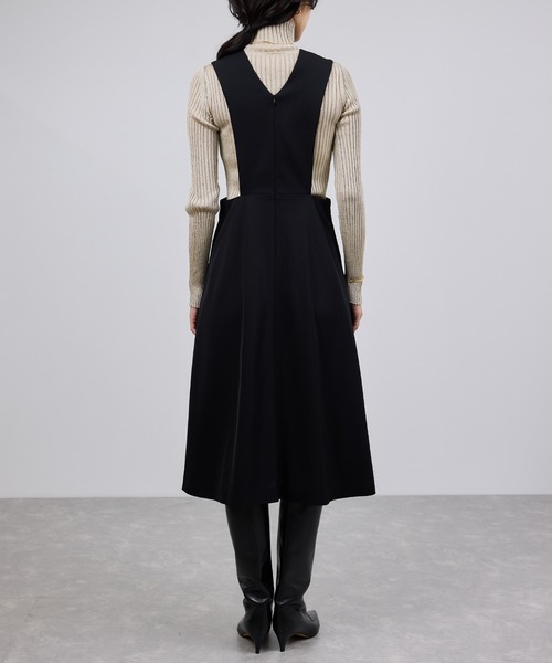 ROPE'（ロペ）の「トリアセテート ジャンパースカート/イージーケア（ワンピース・レディース・ブラック・36/38）」の17枚目の写真