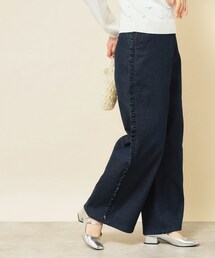 Sunauna（スーナウーナ）の「【COLLECTION LINE】フリルデニム（その他パンツ）」