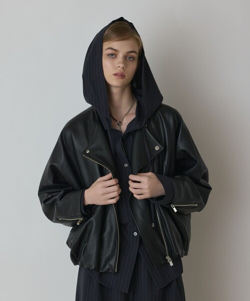 フェイクレザーライダース（ライダースジャケット）｜Diagram