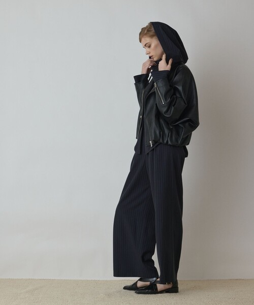 Diagram ダイアグラムグレースコンチネンタルラムレザーライダースジャケット フェイクレザーライダース（ライダースジャケット）｜Diagram