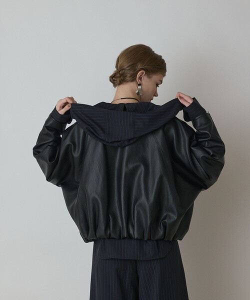 セール】フェイクレザーライダース（ライダースジャケット）｜Diagram