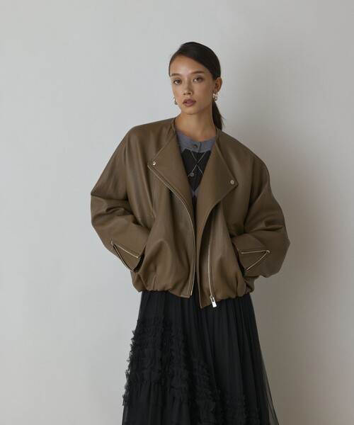 新品未使用★ダイアグラム　ファーライダース 38 新品未使用☆ダイアグラム ファーライダース 38 フェイクレザー