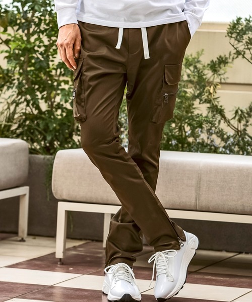 ウノピュウノウグァーレトレ　ロングパンツ　GRP183-GPU003 カーキ L ウノピュウノウグァーレトレ ロングパンツ GRP183-GPU003 カーキ L