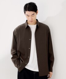 THE SHOP TK | シアサッカー長袖シャツ 【軽量/吸水速乾/イージーケア/洗濯機OK】(シャツ/ブラウス)