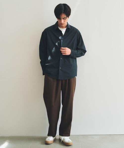 THE SHOP TK （ザ ショップ ティーケー ）の「シアサッカー長袖シャツ　【軽量/吸水速乾／イージーケア／洗濯機OK】（シャツ/ブラウス・メンズ・ブラウン系その他/ブルーグリーン・02/03/04）」の10枚目の写真