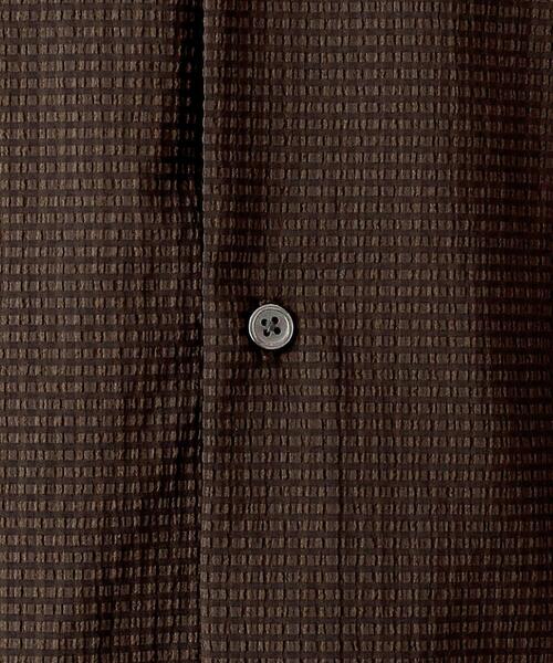 THE SHOP TK （ザ ショップ ティーケー ）の「シアサッカー長袖シャツ　【軽量/吸水速乾／イージーケア／洗濯機OK】（シャツ/ブラウス・メンズ・ブラウン系その他/ブルーグリーン・02/03/04）」の17枚目の写真