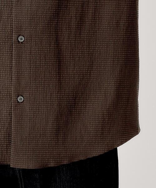 THE SHOP TK （ザ ショップ ティーケー ）の「シアサッカー長袖シャツ　【軽量/吸水速乾／イージーケア／洗濯機OK】（シャツ/ブラウス・メンズ・ブラウン系その他/ブルーグリーン・02/03/04）」の16枚目の写真