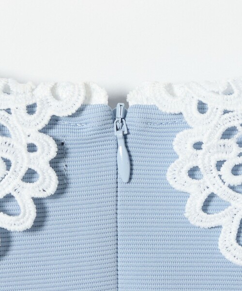 green label relaxing（グリーンレーベルリラクシング）の「リップル ワンピース / キッズ 110cm-130cm（ワンピース・キッズ・ライトブルー/ネイビー・130cm/120cm/110cm）」の13枚目の写真