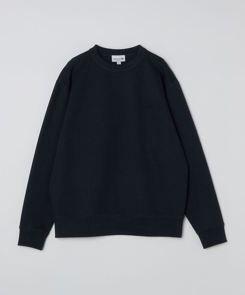 LACOSTE(ラコステ)の「LACOSTE: SH9359-99 クルーネック 鹿の子ニット(スウェット・メンズ・ネイビー/ブラック・3/4)」の2枚目の写真