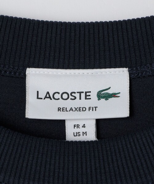 LACOSTE(ラコステ)の「LACOSTE: SH9359-99 クルーネック 鹿の子ニット(スウェット・メンズ・ネイビー/ブラック・3/4)」の6枚目の写真