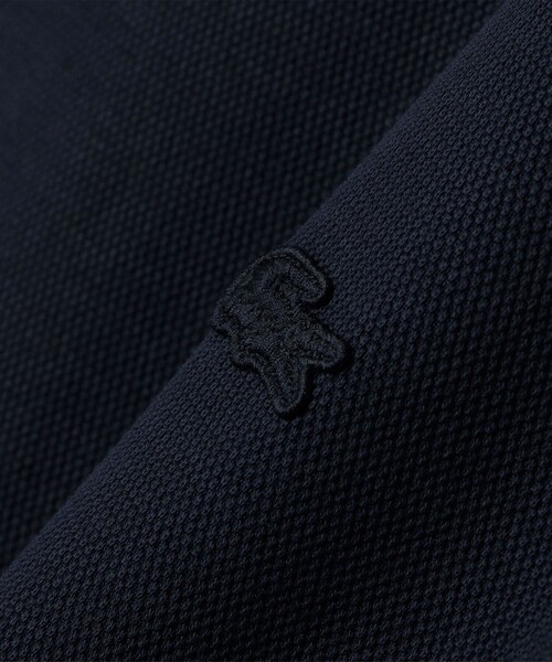 LACOSTE(ラコステ)の「LACOSTE: SH9359-99 クルーネック 鹿の子ニット(スウェット・メンズ・ネイビー/ブラック・3/4)」の7枚目の写真