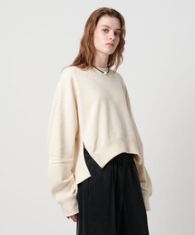 ASTRAET | <ASTRAET> ウラケ サイドジップ クルーネックスウェット(Tシャツ/カットソー)