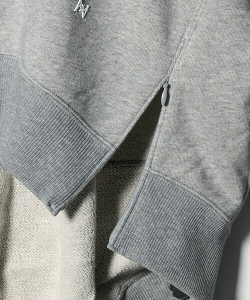 ASTRAET（アストラット）の「＜ASTRAET＞ ウラケ サイドジップ クルーネックスウェット（Tシャツ/カットソー・レディース・ナチュラル/ブラック/ライトグレー・FREE）」の17枚目の写真