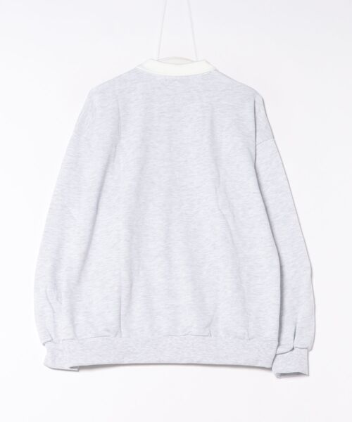 GORGE(ゴージ)の「《襟付き×ナンバリング》レディース 裏毛スウェット トレーナー ロングTシャツ風 ストリート 春秋冬(スウェット・レディース・オートミール/ネイビー/ブラック・F)」の13枚目の写真