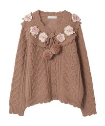 未使用☆PINK HOUSE ピンクハウス ボレロ カーディガン 日本製 ピンクハウス PINKHOUSE カーディガン アイボリー ボレロ ニット