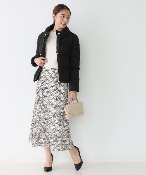 セール】【ショート丈】ツイードダウン（ダウンジャケット/コート