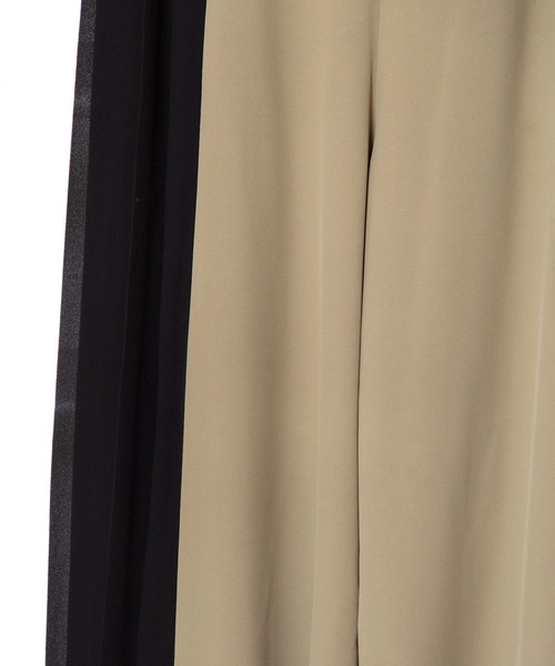 OSMOSIS（オズモーシス）の「サイドプリーツパンツ（その他パンツ・レディース・ライトカーキ/ブルー/ブラック・ONE SIZE）」の15枚目の写真