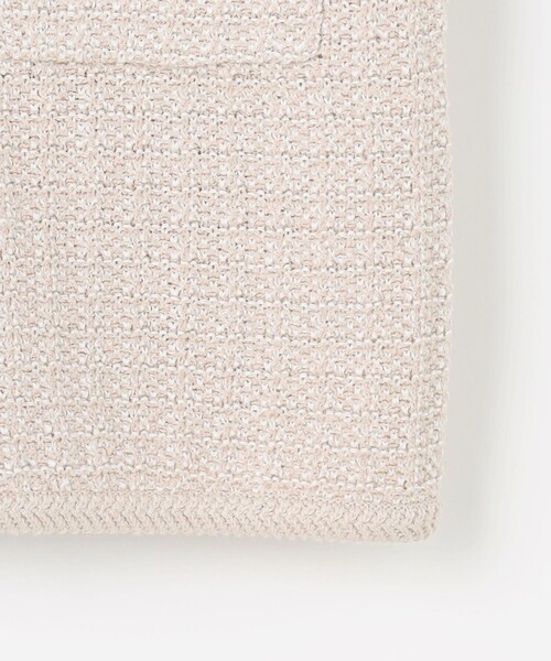 J.PRESS Ladies(J.プレス レディス)の「NEW TWEED ニット ジャケット(ノーカラージャケット・レディース・ベージュ系5/ネイビー系/ライトグレー系5・SMALL)」の9枚目の写真