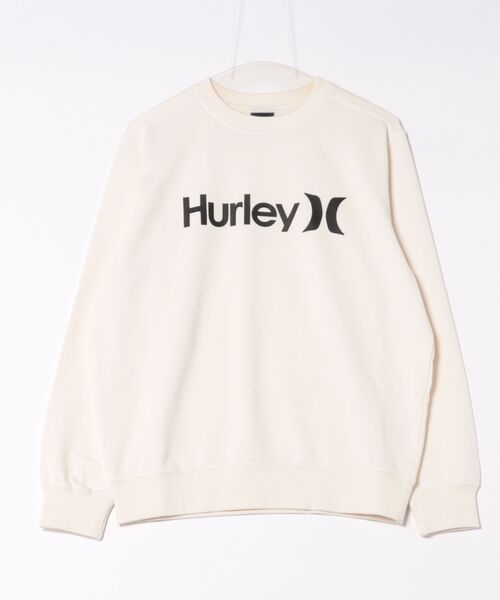 Hurley （ハーレー）の「【Hurley:ハーレー】ロゴスウェット　トレーナー　吸水速乾　SWEAT OAO CREW（スウェット・メンズ・ブラック/ネイビー/オフホワイト/ヘザーグレー・MEDIUM/LARGE/X-LARGE/SMALL）」の2枚目の写真