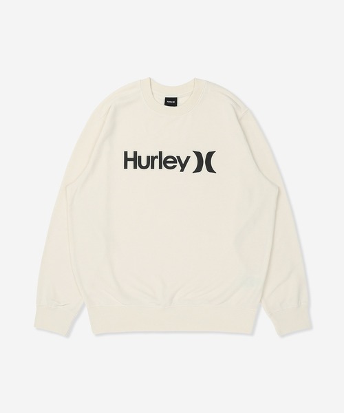 Hurley (ハーレー)の「【Hurley:ハーレー】ロゴスウェット トレーナー 吸水速乾 SWEAT OAO CREW(スウェット・メンズ・ブラック/ネイビー/オフホワイト/ヘザーグレー・MEDIUM/LARGE/X-LARGE/SMALL)」の1枚目の写真