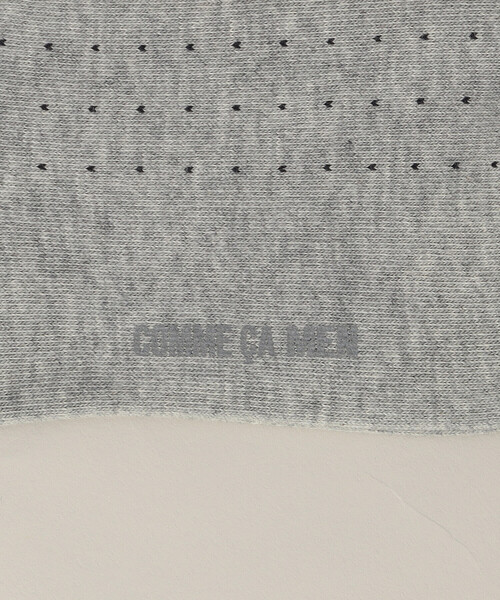 COMME CA MEN(コムサメン)の「ピンドット柄 ソックス(ソックス/靴下・メンズ・ブラック/ネイビー/ブラウン/グレー・27.0cm)」の8枚目の写真