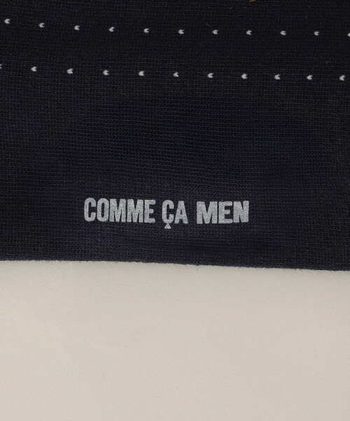 COMME CA MEN(コムサメン)の「ピンドット柄 ソックス(ソックス/靴下・メンズ・ブラック/ネイビー/ブラウン/グレー・27.0cm)」の10枚目の写真