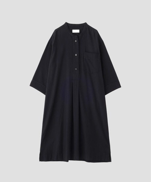 MARGARET HOWELL（マーガレットハウエル）の「SOFT COTTON WOOL DRESS（ワンピース・レディース・ブラック・FREE）」の3枚目の写真