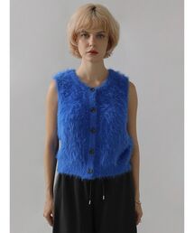 SHAGGY KNIT VEST