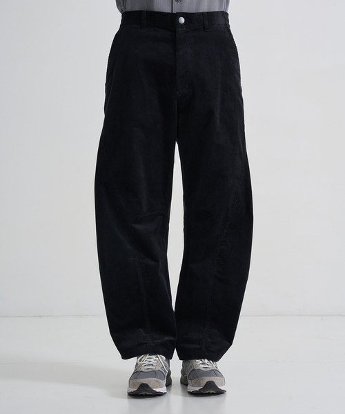 CITY TOKYO（シティトウキョウ）の「【CITY TOKYO/シティートーキョー】Corduroy barrel trousers（その他パンツ・メンズ・ブラック/ダークブラウン/オフホワイト・1/2）」の15枚目の写真